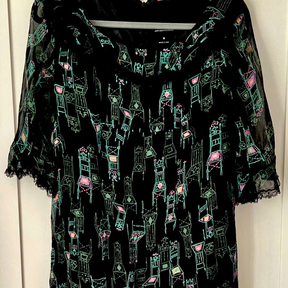Anna Sui Anthropologie Furniture Dress